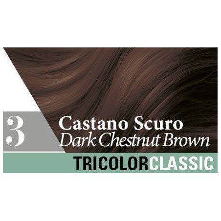 Tricolor Classic 3 Castano Scuro 2 Tubi 50 Ml + 2 Shaker 50 Ml + 4 Bustine 8 Ml Tricolor Classic 3 Castano Scuro 2 Tubi 50 Ml + 2 Shaker 50 Ml + 4 Bustine 8 Ml
