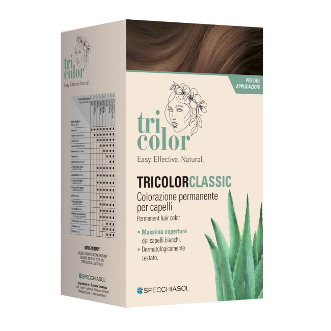 Tricolor Classic 5 Castano Caffe' 2 Tubi 50 Ml + 2 Shaker 50 Ml + 4 Bustine 8 Ml
