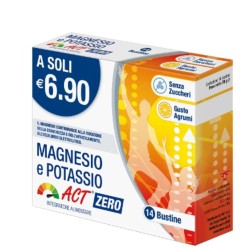 Magnesio E Potassio Act Zero 14 Bustine