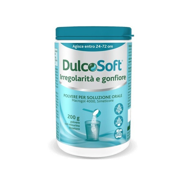 Dulcosoft Irregolarita' E Gonfiore Polvere Solubile 200 G Dulcosoft Irregolarita' E Gonfiore Polvere Solubile 200 G