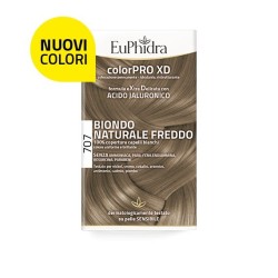 Euphidra Colorpro Xd 707 Biondo Naturale F Colore + Attivante + Balsamo + Cuffia + Guanti