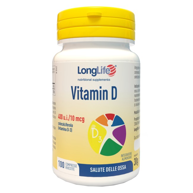 Longlife Vitamin D 400ui 100 Compresse Longlife Vitamin D 400ui 100 Compresse