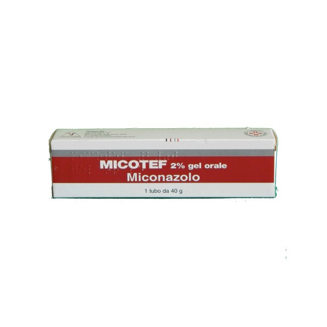 Micotef Gel Soluzione Orale 40 G 2%