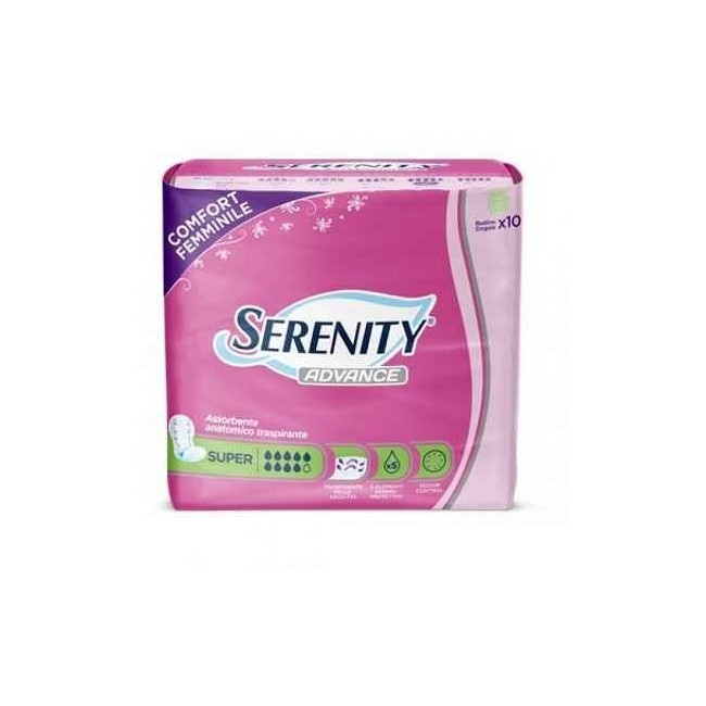 Serenity Assorbente Advance Super 6 X 10 Pezzi