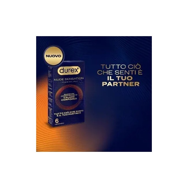 Durex Nude Sensation 6pz Durex Nude Sensation 6pz