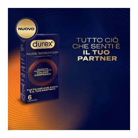 Durex Nude Sensation 6pz Durex Nude Sensation 6pz