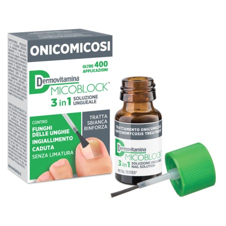 Dermovitamina Micoblock 3 In 1 Onicomicosi Soluzione Ungueale 7 Ml Dermovitamina Micoblock 3 In 1 Onicomicosi Soluzione Ungueale 7 Ml