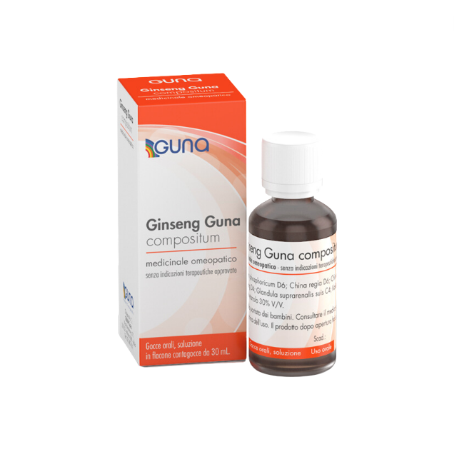 Ginseng Guna Comp Soluzione Orale Gocce 30ml Ginseng Guna Comp Soluzione Orale Gocce 30ml