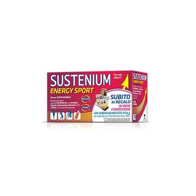 Sustenium Energy Sport 10 Bustine