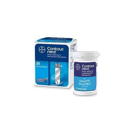 Strisce Misurazione Glicemia Contour Next 25 Pezzi