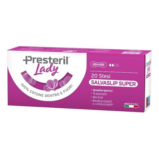 Presteril Lady Salvaslip Super Stesi 20 Pezzi
