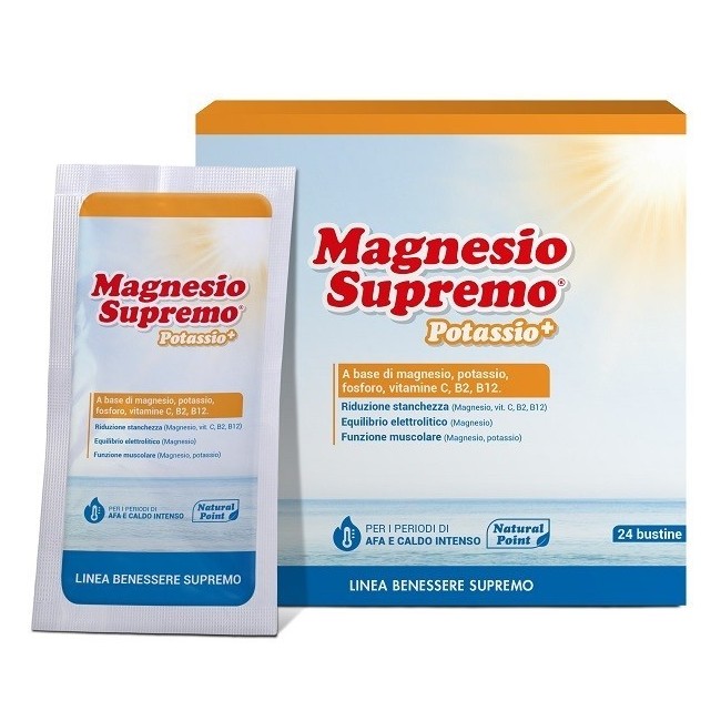 Magnesio Supremo Potassio+ 24 Bustine