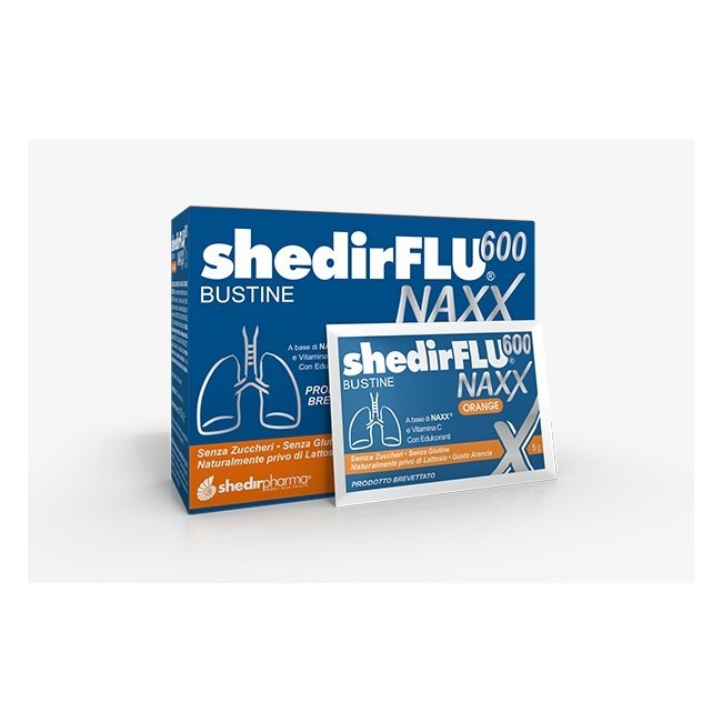 Shedirflu 600 Naxx Arancia Senza Zuccheri 20 Bustine