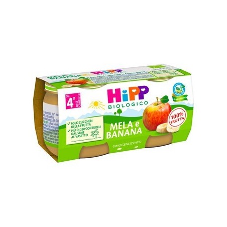 HIPP BIO OMOG MELA/BANANA2X80G