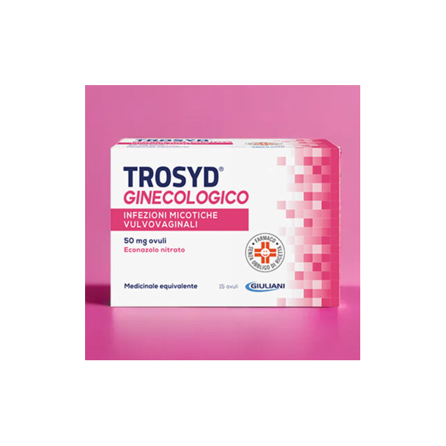 TROSYD GINECOL*15 OV VAG 50MG