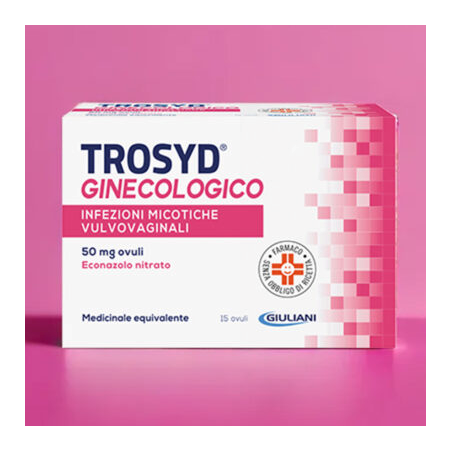 TROSYD GINECOL*15 OV VAG 50MG