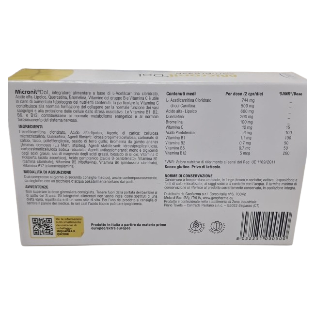 MICRONIL DOL 60CPR MICRONIL DOL 60CPR