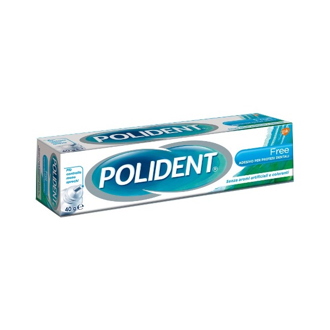 Polident Free Adesivo Per Protesi Dentaria 40 G Polident Free Adesivo Per Protesi Dentaria 40 G