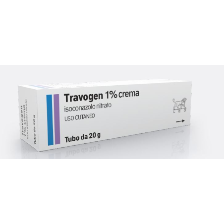 Travogen Crema Dermatologica 20 G 1%