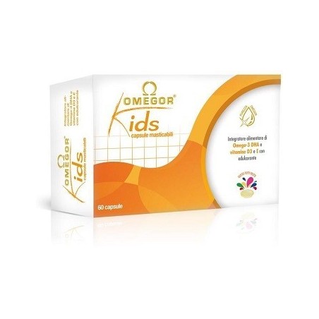 OMEGOR KIDS 60CPS MASTICABILI OMEGOR KIDS 60CPS MASTICABILI