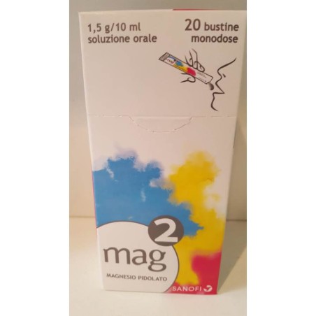 Mag 2 Soluzione Orale Soluzione 20 Bustine Monodose 10 Ml 1,5 G/10 Ml Mag 2 Soluzione Orale Soluzione 20 Bustine Monodose 10 Ml 1,5 G/10 Ml