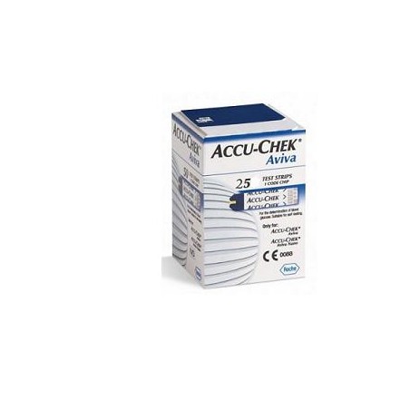 Strisce Misurazione Glicemia Accu-chek Aviva Brk Retail 25 Pezzi