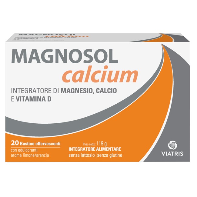 Magnosol Calcium Polvere Effervescente 20 Bustine Magnosol Calcium Polvere Effervescente 20 Bustine