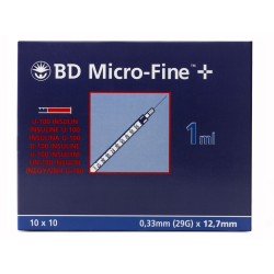 SIR INSULINA BD 1ML G29 30PZ