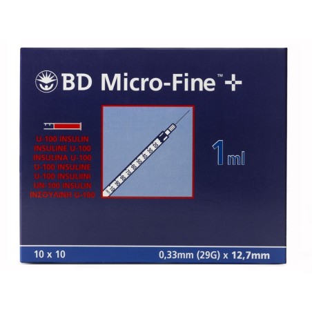 SIR INSULINA BD 1ML G29 30PZ