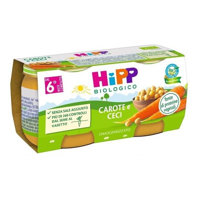 HIPP BIO OMOG CAROTE/CECI2X80G HIPP BIO OMOG CAROTE/CECI2X80G
