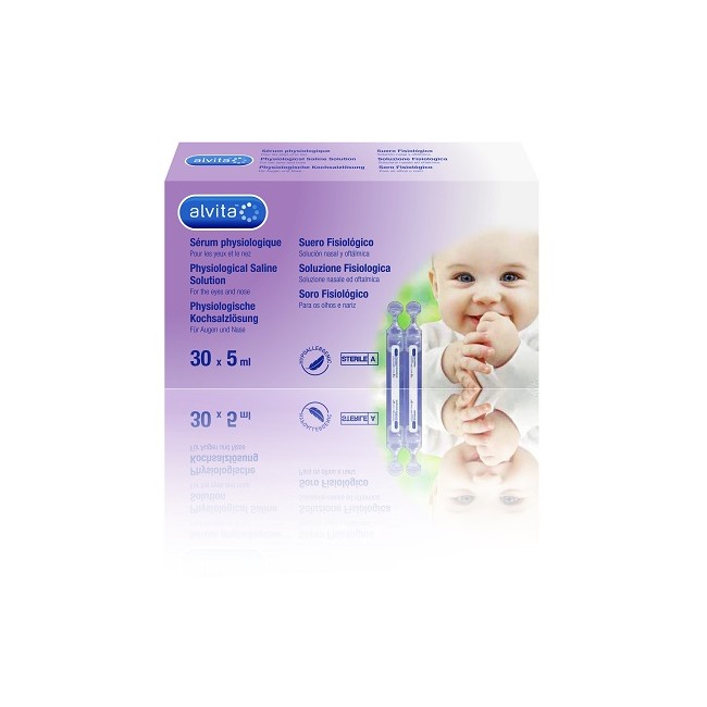 Soluzione Fisiologica Alvita 30 Fiale X 5 Ml Soluzione Fisiologica Alvita 30 Fiale X 5 Ml