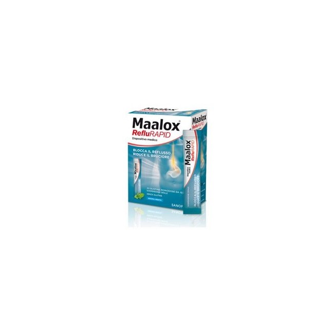 Sospensione Orale Maalox Reflurapid 20 Bustine Monodose Da 10 Ml