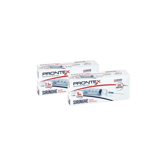 Siringa Prontex 5 Ml Ago Ind 10 Pezzi Siringa Prontex 5 Ml Ago Ind 10 Pezzi