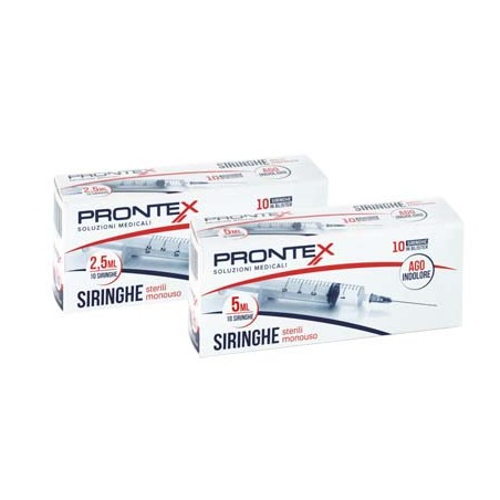 Siringa Prontex 5 Ml Ago Ind 10 Pezzi