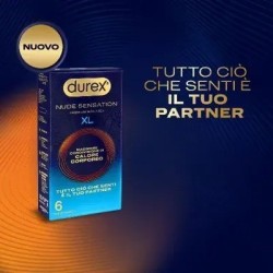 PRESERVATIVO DUREX NUDE SENSATION XL 6 PEZZI PRESERVATIVO DUREX NUDE SENSATION XL 6 PEZZI