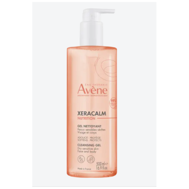 AVENE XERACALM NUTRITION GEL DETERGENTE 500 ML AVENE XERACALM NUTRITION GEL DETERGENTE 500 ML