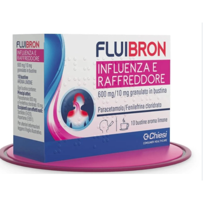 FLUIBRON INFLUENZA E RAFF*10BS