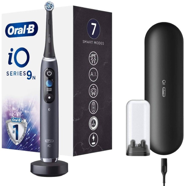 ORAL-B IO 9 BLACK SPAZZOLINO ELETTRICO + 2 REFILL ORAL-B IO 9 BLACK SPAZZOLINO ELETTRICO + 2 REFILL