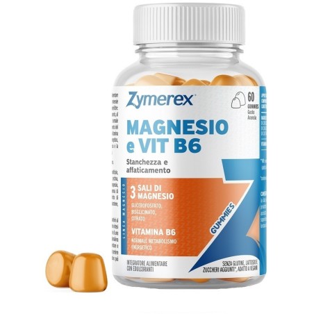 ZYMEREX MAGNESIO VIT B6 60GUMM ZYMEREX MAGNESIO VIT B6 60GUMM