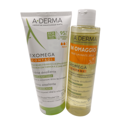 EXOMEGA CONTROL CREMA EMOLLLIENTE 200 ML + OLIO LAVANTE 200ML