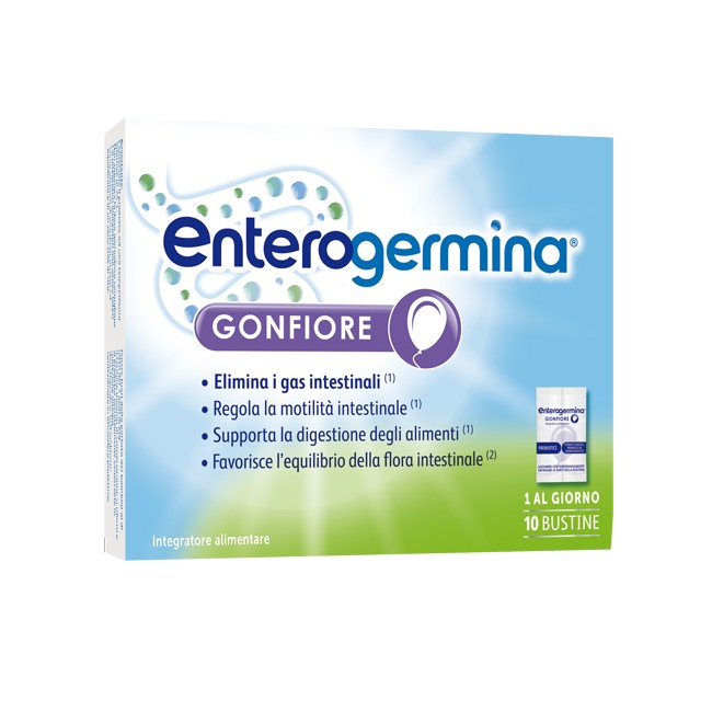Enterogermina Gonfiore 10 Bustine Bipartite Enterogermina Gonfiore 10 Bustine Bipartite