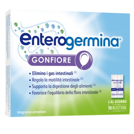 Enterogermina Gonfiore 10 Bustine Bipartite