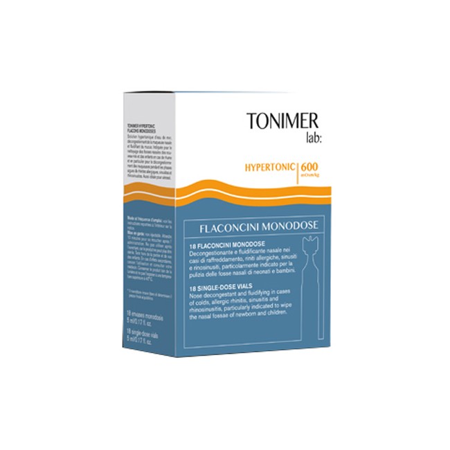 Tonimer Lab Hypertonic 18 Flaconcini Monodose Tonimer Lab Hypertonic 18 Flaconcini Monodose