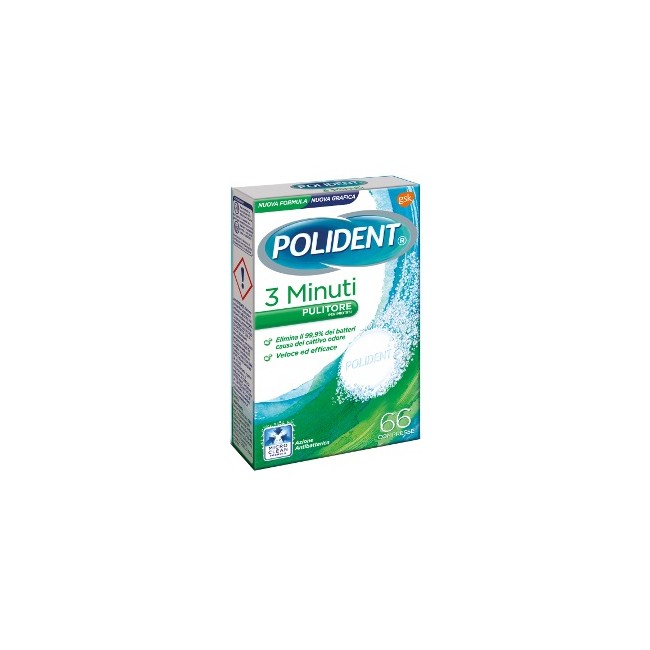 Polident 3 Minuti 66 Compresse Polident 3 Minuti 66 Compresse