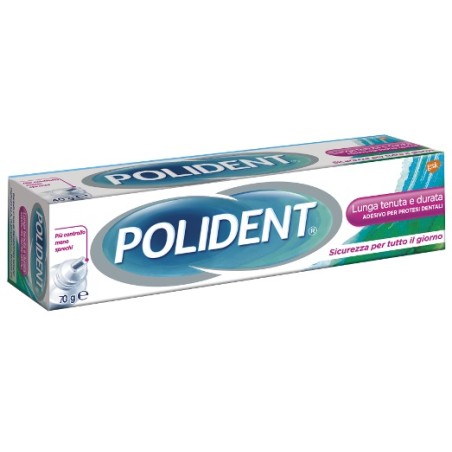 Adesivo Protesi Dentali Polident Lunga Tenuta 70 G