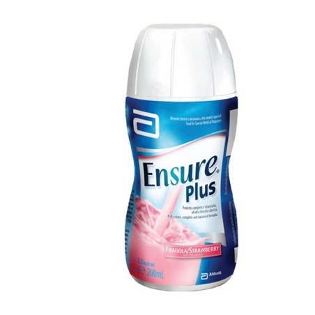 Ensure Plus Fragola 4 Bottigle Da 200 Ml