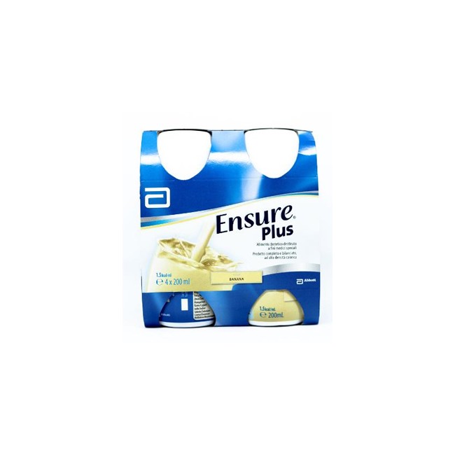 Ensure Plus Banana 4 Bottiglie Da 200 Ml