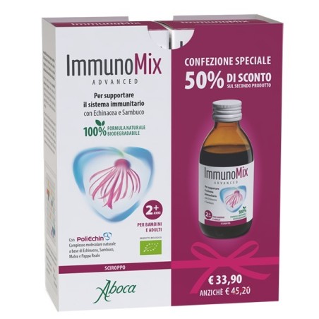 IMMUNOMIX ADVANCED SCIROPPO CONFEZIONE SPECIALE 2 PEZZI IMMUNOMIX ADVANCED SCIROPPO CONFEZIONE SPECIALE 2 PEZZI
