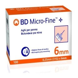 BD MICROFINE AGO G31 6MM 100PZ