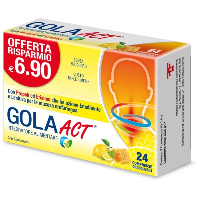 GOLA ACT MIELE LIMONE 24CPR